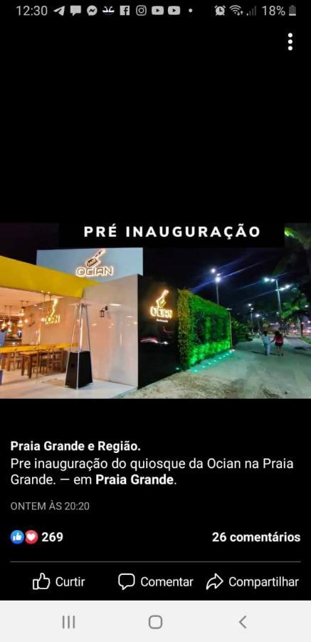 Apto Ocian Centro Praia Grande ภายนอก รูปภาพ
